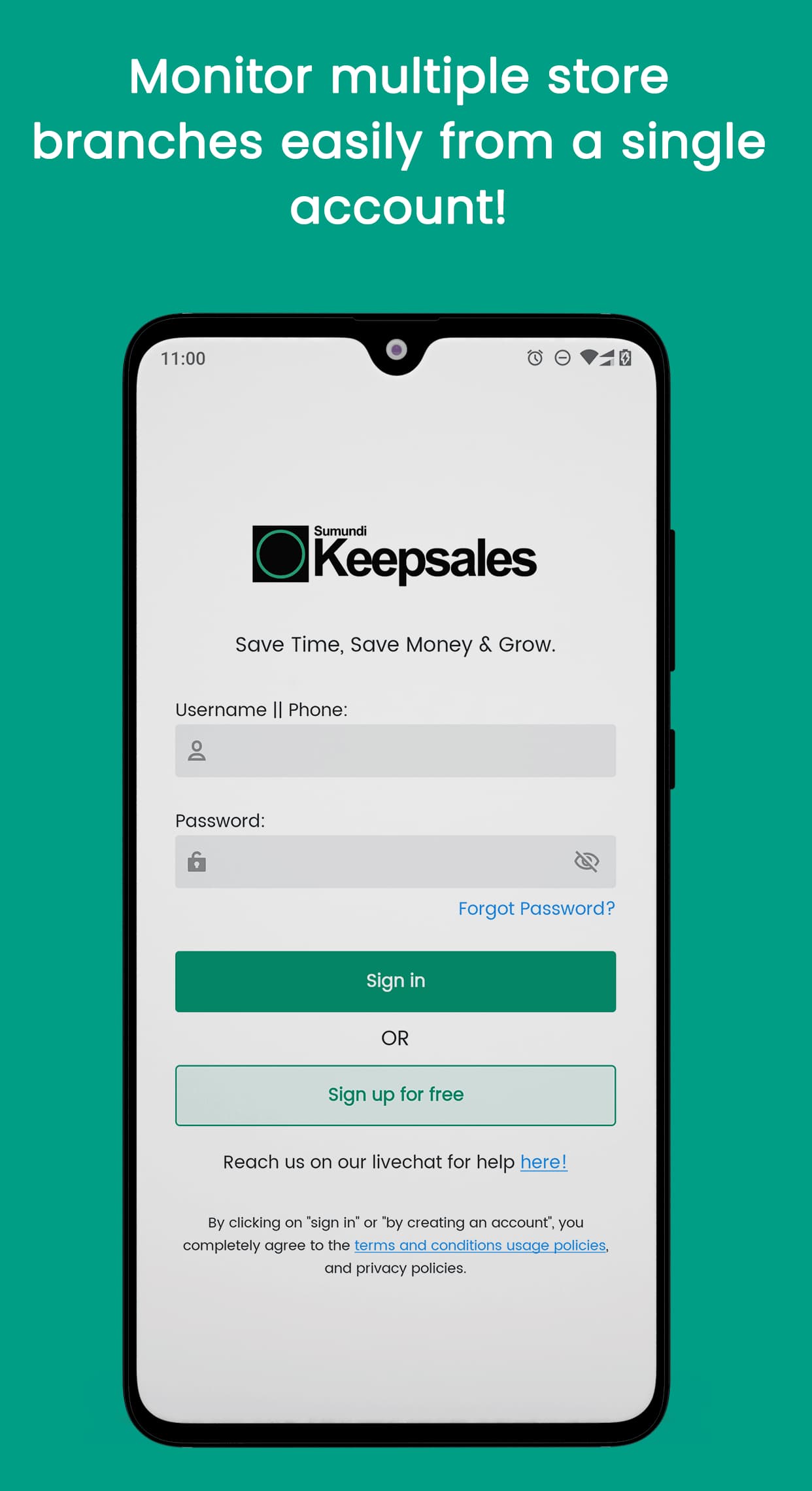 Sumundi Keepsales — Mobile App by Handitech Lime Solutions