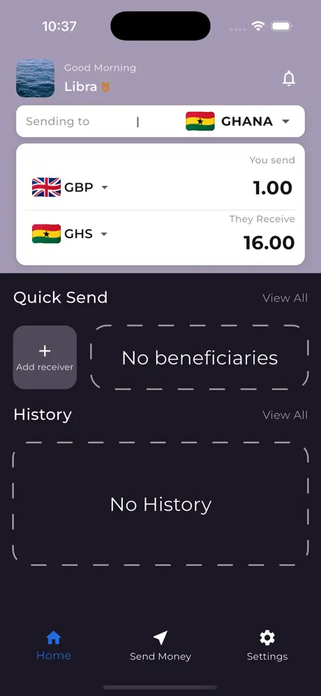 SendLibra — Mobile & Web App by Handitech Lime Solutions